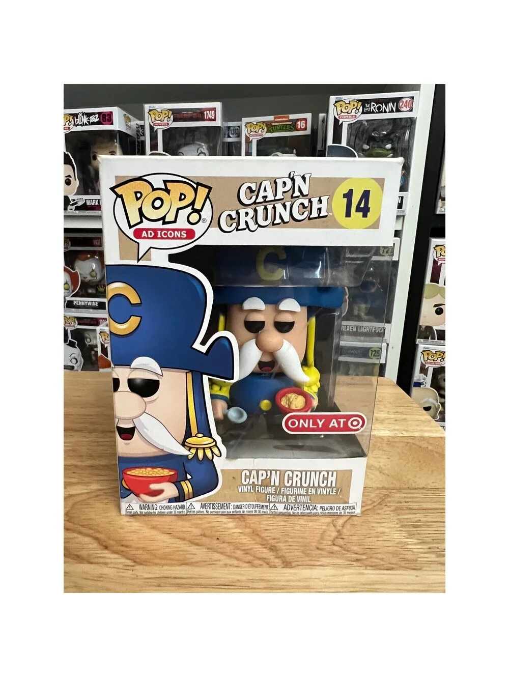 VAULTED EXCLUSIVE Cap'n Crunch Funko Pop #14 Ad Icons Captain Target Quaker Oats